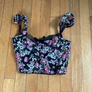 Victoria secret corset in black